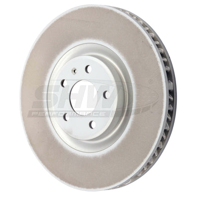 SHW 19-21 Porsche Macan S 3.0L Left Front Smooth Monobloc Brake Rotor (95B615301AA), high performance brakes, vehicle upgrades