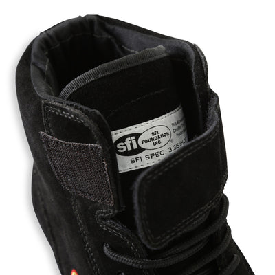 RaceQuip Black SFI Race Shoe 8.0