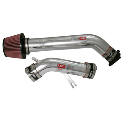 Injen 03-06 G35 AT/MT Sedan Polished Cold Air Intake for performance car tuning, available at DTX Performance, aftermarket auto parts