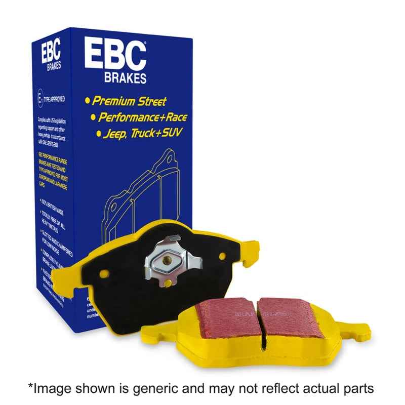 EBC 05-10 Honda Odyssey 3.5 Yellowstuff Rear Brake Pads - High Performance Car Parts for Street and Track Driving - DTX Performance