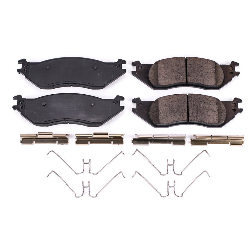 Power Stop 04-06 Ford E-150 Front Z17 Evolution Ceramic Brake Pads w/Hardware - DTX Performance