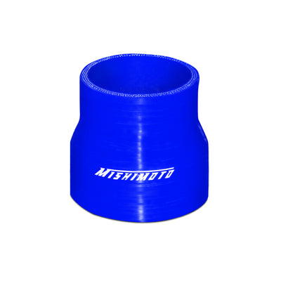 Mishimoto 2.5 to 3.0 Inch Blue Transition Coupler for performance car parts, DTX Performance, engine tuning, aftermarket high performance