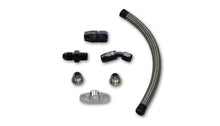 Load image into Gallery viewer, Vibrant Univ Top Mount Oil Drain Kit incl 20in Teflon lined S.S. hose Fitting, performance car parts, DTX Performance, tuning upgrades