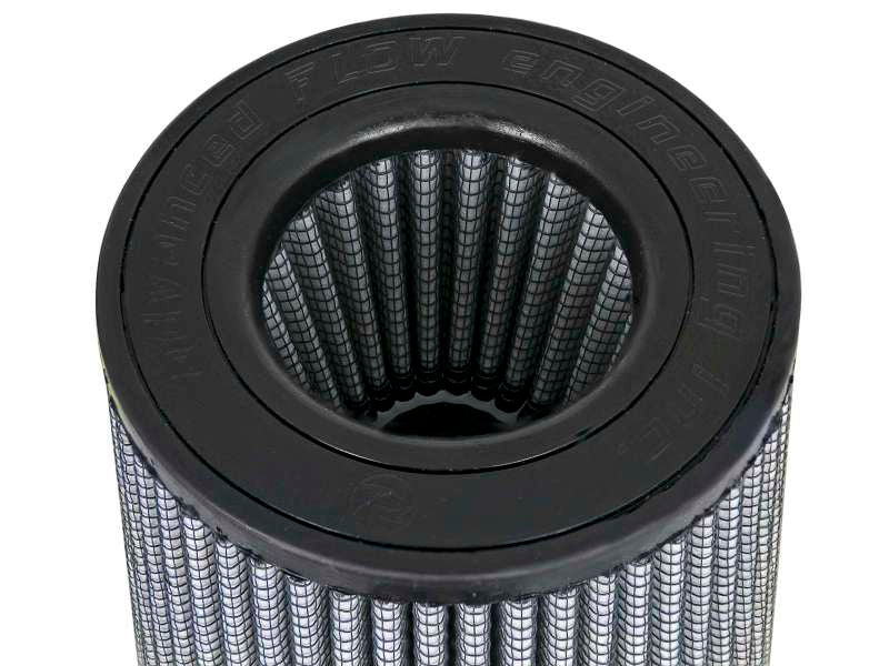 aFe Magnum FLOW Pro DRY S Air Filter 3-1/2in F x 6in B x 4-1/2in T (Inverted) x 9in H - DTX Performance