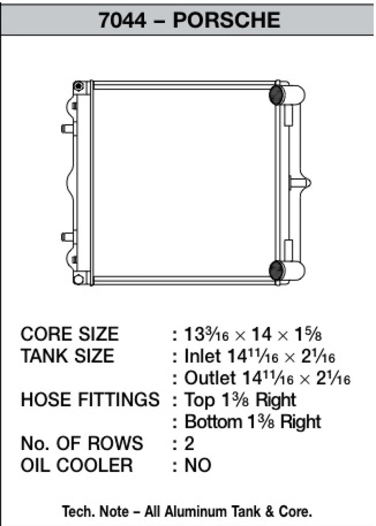 CSF 96-04 Porsche Boxster (986) Radiator (Fits Left & Right Side) - DTX Performance