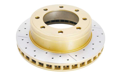 DBA 99-04 Ford F-250 Super Duty (w/Rear Rotor) 4WD Front Street Drilled & Slotted Rotor high performance brake part