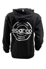 Sparco Sweatshirt Hooded S-Seal Blk Xlrg from veteran owned performance shop for racing enthusiasts and car tuning