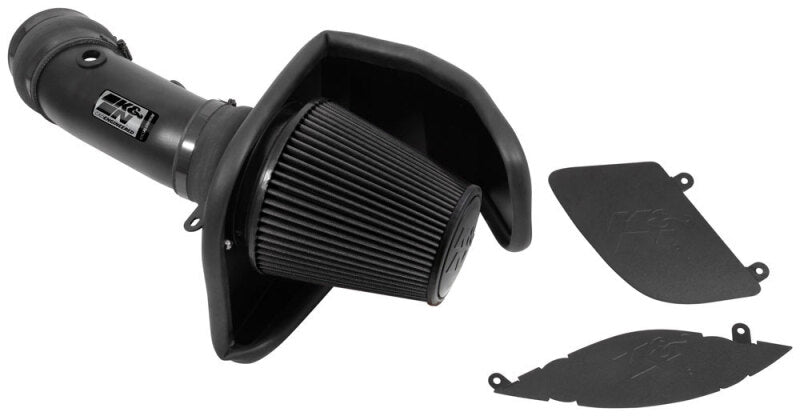 K&N 17-23 Dodge Charger/Challenger Hellcat SC 6.2L V8 DRYFLOW Performance Air Intake System - DTX Performance