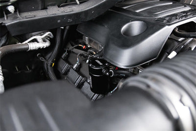 Corsa 2019-2024 Dodge RAM 1500 (5.7L V8) Oil Catch Can under hood.