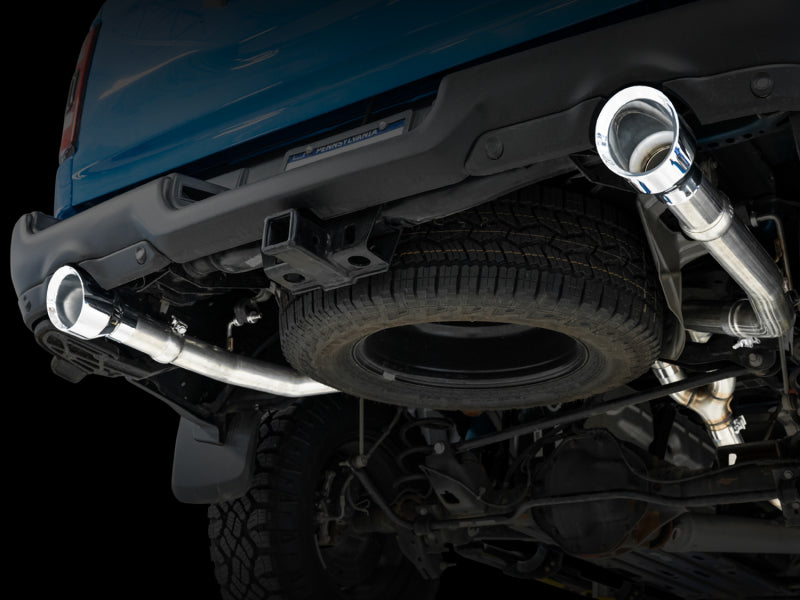 AWE Tuning 09-18 RAM 1500 5.7L (w/Cutouts) 0FG Dual Rear Exit Cat-Back Exhaust - Chrome Silver Tips - DTX Performance