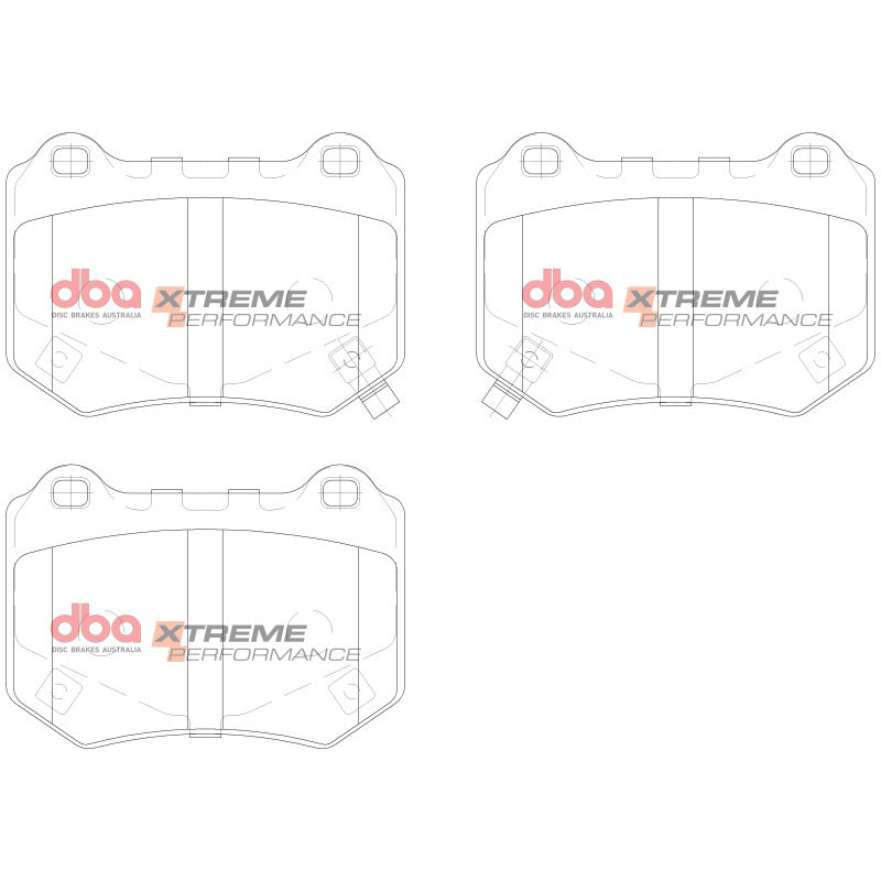 DBA 18-21 Subaru WRX STI XP Performance Rear Brake Pads with Brembo Calipers for high performance car upgrades