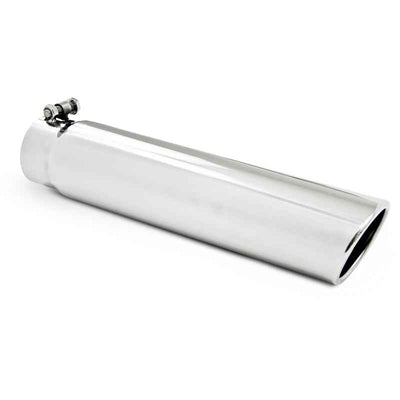 MBRP Universal Tip 3.5in OD 3in Inlet 16in L Angled Cut Rolled End Clampless T304 performance car part by DTX Performance