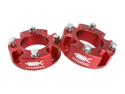 aFe CONTROL 1.875 IN Leveling Kit 22-23 Toyota Tundra - Red for performance upgrades