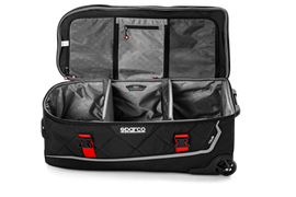 Sparco Bag Tour BLK/RED for performance car parts at DTX Performance shop, ideal for aftermarket upgrades and tuning accessories.