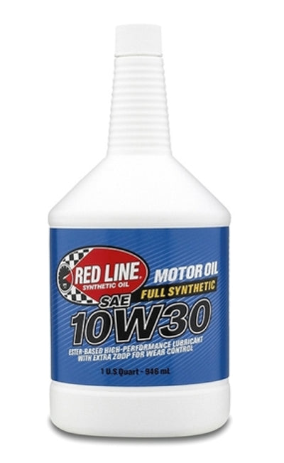 Red Line 10W30 Motor Oil - Quart for performance upgrades and tuning at DTX Performance, veteran owned shop, high performance parts