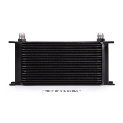Mishimoto Universal 19 Row Oil Cooler - Black, high performance car parts by DTX Performance for engine and tuning upgrades.
