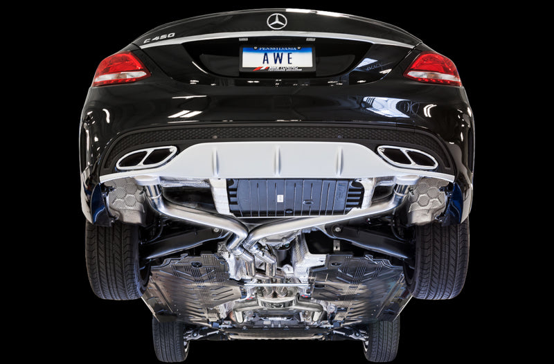 AWE Tuning Mercedes-Benz W205 C450 AMG / C400 Track Edition Exhaust - DTX Performance