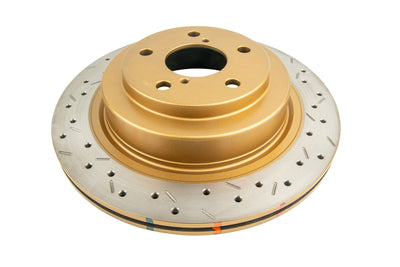 DBA 06-07 WRX / 05-08 LGT Rear Drilled & Slotted 4000 Series Rotor for performance car parts