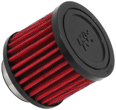 K&N 1.5in Flange ID x 3in OD x 2.5in H Rubber Base Crankcase Vent Filter - High performance auto parts