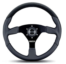 Load image into Gallery viewer, Sparco Steering Wheel L505 Lap 5 Blk/Blk/Blk from DTX Performance shop, high performance auto parts for tuning upgrades.