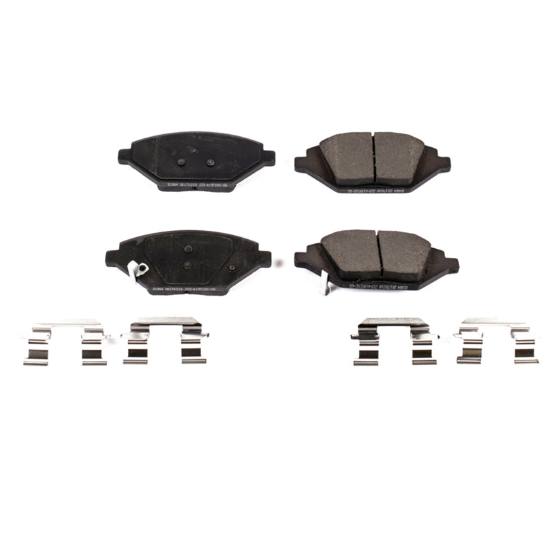 Power Stop 16-19 Chevrolet Spark Front Z17 Evolution Ceramic Brake Pads w/Hardware - DTX Performance