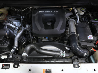 aFe 16-20 GM Colorado/Canyon L4-2.8L BladeRunner charge pipe kit installed for high performance auto parts upgrade.