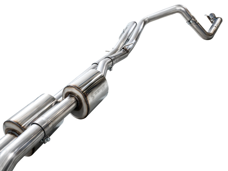 AWE 4th Gen GM 1500 6.2L Catback Split Rear Exit (w/ Bumper Cutouts) - OE Tips, high performance exhaust, DTX Performance shop