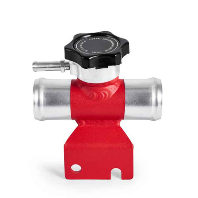 Mishimoto 08-15 Mitsubishi Lancer Evo X Coolant Fill Inlet - Red, performance car parts, high performance auto parts