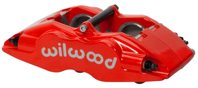 Wilwood Caliper-Forged Superlite 1.38in Pistons 1.25in Disc Red for performance car parts and brake upgrades at DTX Performance