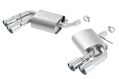 Borla 2016 Chevy Camaro V6 AT/MT S-Type Rear Section Exhaust w/o Dual Mode Valves, performance car parts, DTX Performance shop