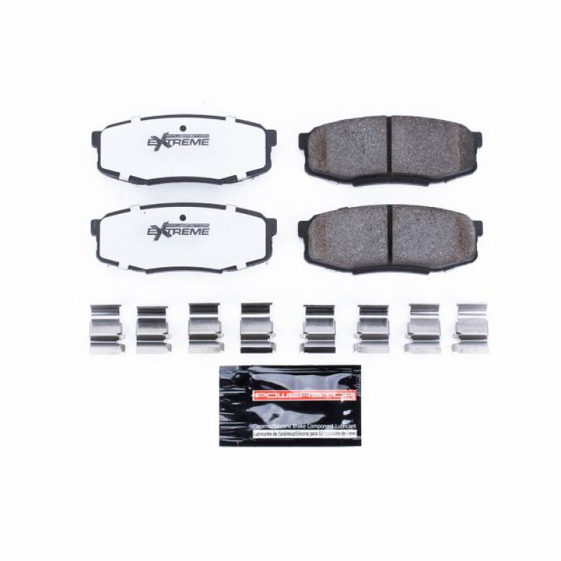 Power Stop 13-21 Toyota Land Cruiser Rear Z36 Truck & Tow Brake Pads w/Hardware, high performance brakes, DTX Performance