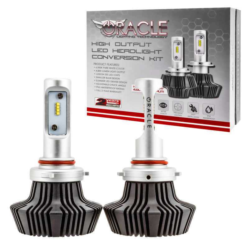 Oracle 9005 4000 Lumen LED Headlight Bulbs (Pair) - 6000K, performance car parts