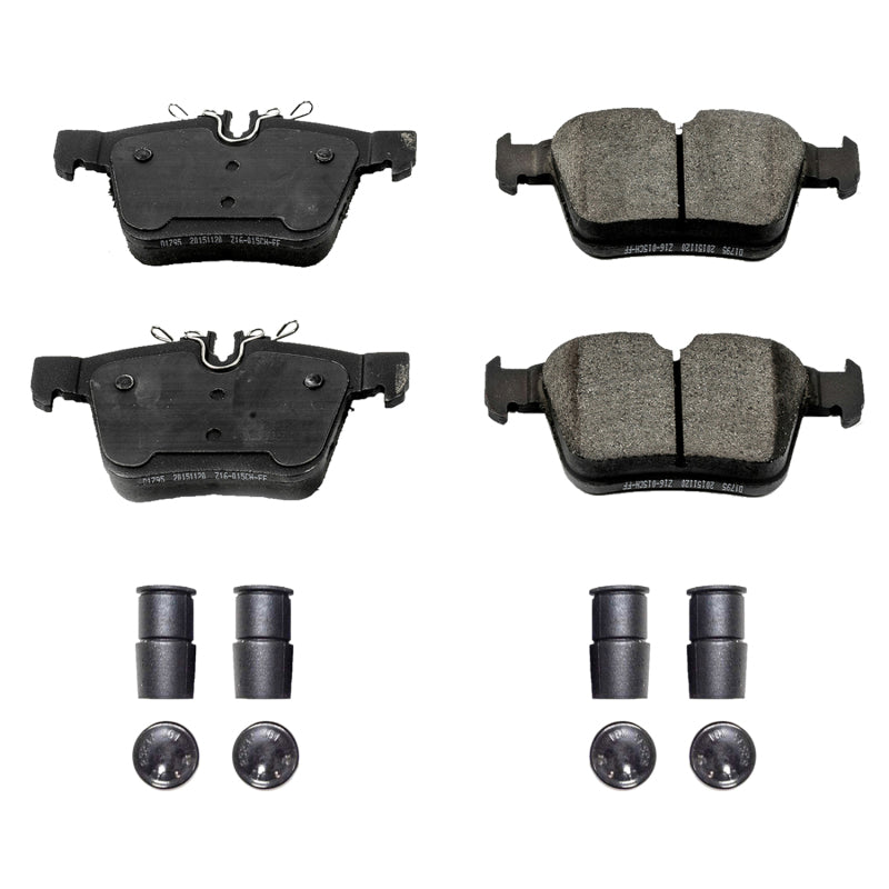 Power Stop 15-19 Mercedes-Benz C300 Rear Z17 Evolution Ceramic Brake Pads w/Hardware - DTX Performance