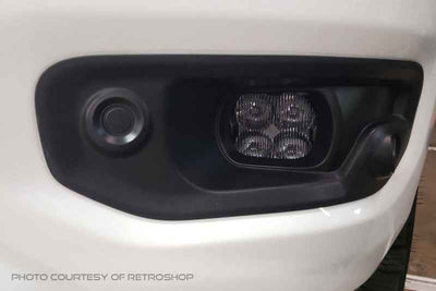 Diode Dynamics SS3 Pro Type AS Kit ABL - Yellow SAE Fog installed in a vehicle's fog light.