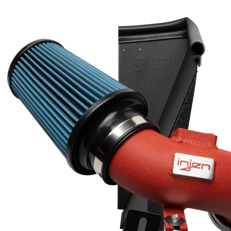 Injen 21-22 Toyota Supra 2.0L 4 Cyl. SP Short Ram Air Intake System - Wrinkle Red - DTX Performance