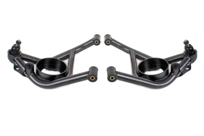 BMR 70-81 Chevrolet Camaro A-Arms Lower Delrin Bushings Std Ball Joint - Black Hammertone - DTX Performance