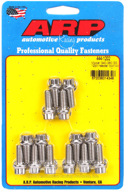 ARP Mopar 340-360 SS 12pt Header Bolt Kit for performance car parts at DTX Performance