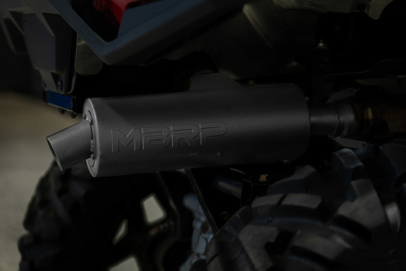 MBRP 01-05 Polaris Sportsman 400 / 06-07 Sportsman 450 Slip-On Combination Exhaust, high performance exhaust systems