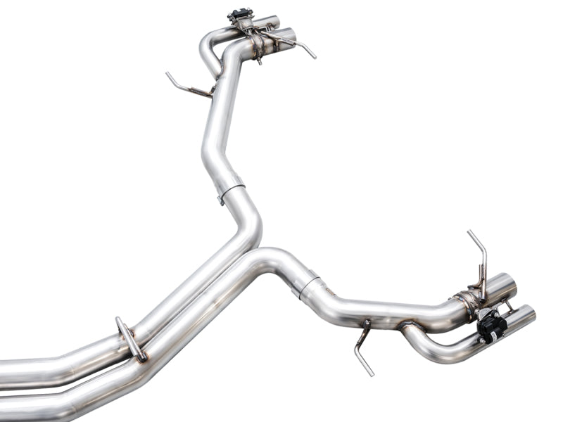 AWE Tuning 21-23 Audi C8 RS6/RS7 SwitchPath Cat-back Exhaust - Diamond Black Tips - DTX Performance