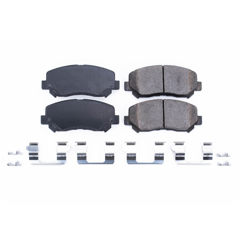 Power Stop 15-17 Chrysler 200 Front Z17 Evolution Ceramic Brake Pads w/Hardware - DTX Performance