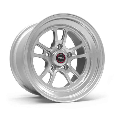 Weld S70 15x5 / 5x4.75 BP / 2.5in. BS Polished Wheel (Medium Pad) - Non-Beadlock, performance car parts from DTX Performance