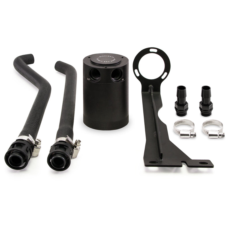 Mishimoto 2014+ Ford Fiesta ST Baffled Oil Catch Can Kit - Black, engine performance parts, DTX Performance, high performance auto parts