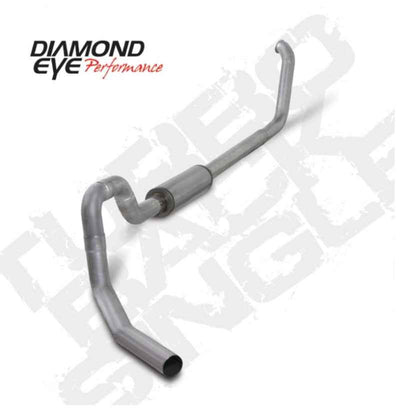 Diamond Eye KIT 4in TBSGL AL: 00-03 FORD 7.3L F550 ROLLOVER, performance car parts, DTX Performance exhaust system