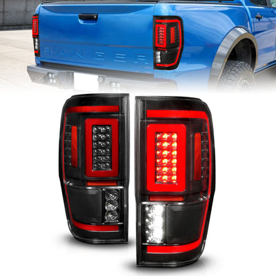 ANZO 19-22 Ford Ranger Full LED Taillights for performance upgrades
