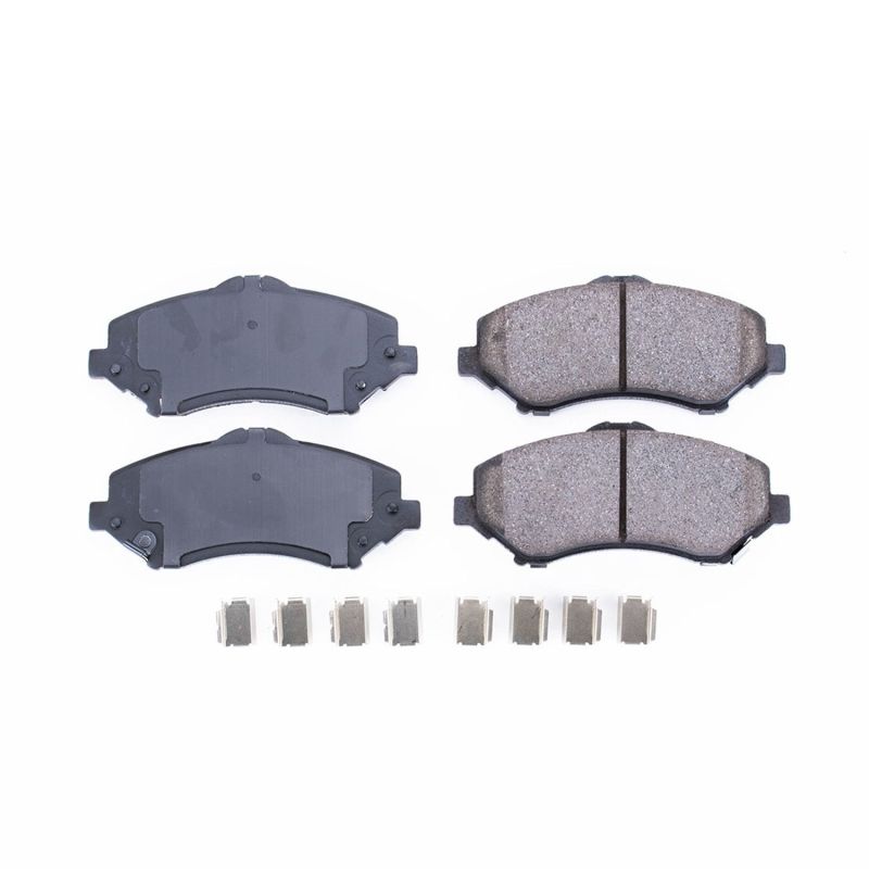 Power Stop 08-16 Chrysler Town & Country Front Z17 Evolution Ceramic Brake Pads w/Hardware - DTX Performance