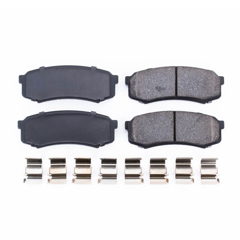 Power Stop 10-19 Lexus GX460 Rear Z17 Evolution Ceramic Brake Pads w/Hardware - DTX Performance