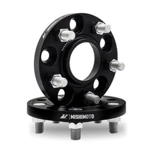 Load image into Gallery viewer, Mishimoto Wheel Spacers - 5x100 - 56.1 - 15 - M12 - Black from DTX Performance, for performance car parts and upgrades.