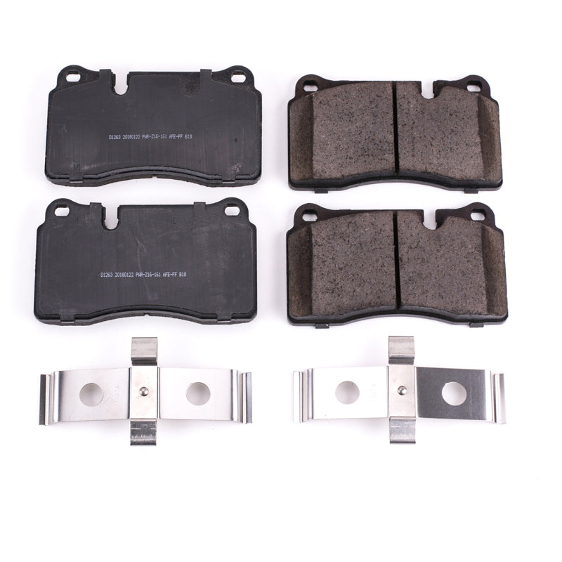 Power Stop 06-09 Land Rover Range Rover Front Z17 Evolution Ceramic Brake Pads w/Hardware - DTX Performance