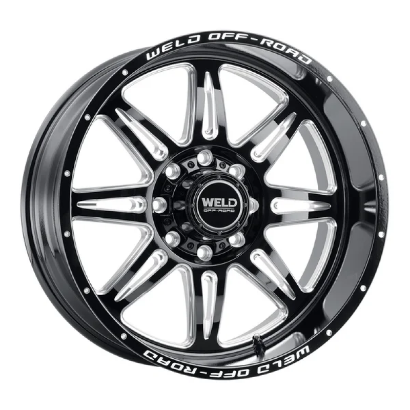 Weld Cheyenne 22x12 / 8x165.1 / 4.75 BS / 125.1 HB - Gloss Black Milled - Non-BL Wheel