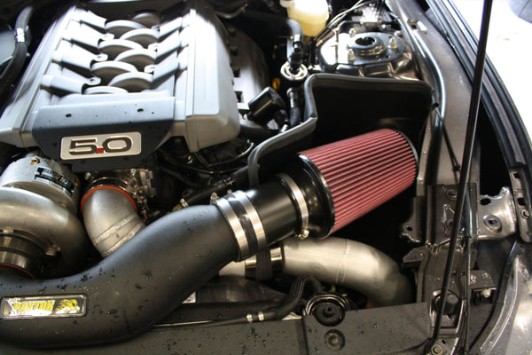 JLT 15-19 Ford Mustang GT (w/Paxton/Vortech Supercharger) Air Box w/Red Filter - Tune Req.
